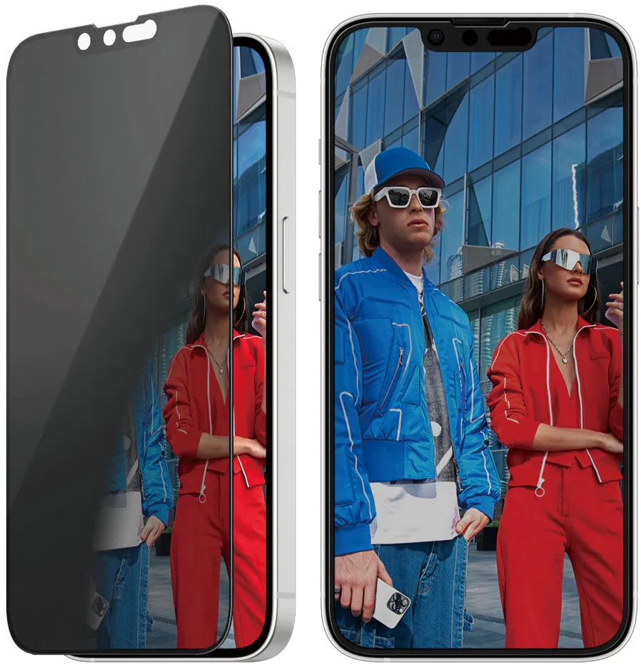 PanzerGlass Privacy Apple iPhone 16e_14_13_13 Pro s inštalačným rámčekom2